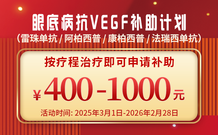 2025年抗VEGF治疗补助